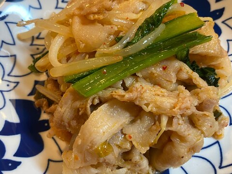辛すぎない豚キムチ